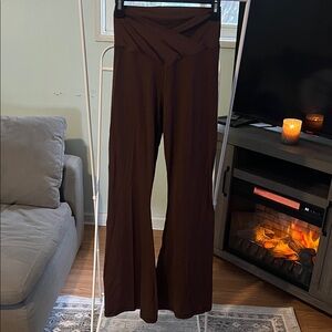 Aerie Chocolate Flare Leggings